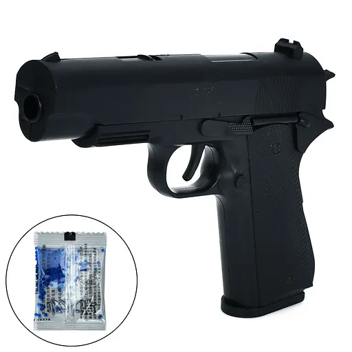 Пистолет, 17 см, водяные пули, 16x22x3 см