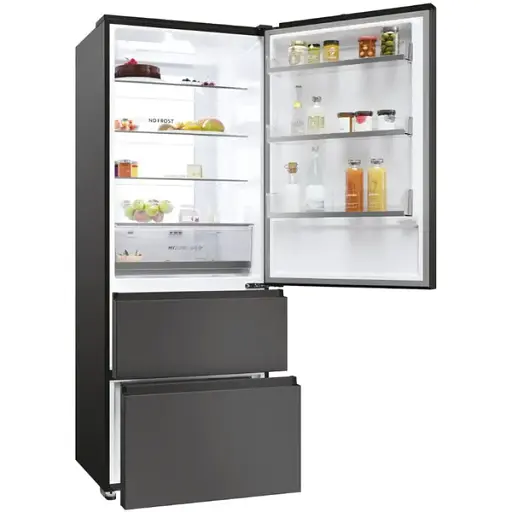 Холодильник Haier Haier многодверный 190.5x70х64.8 холод. отд. 354 л мороз. отд. 174 л 3дв. А+ NF инв. дисплей зона нулевая черный - фото 9
