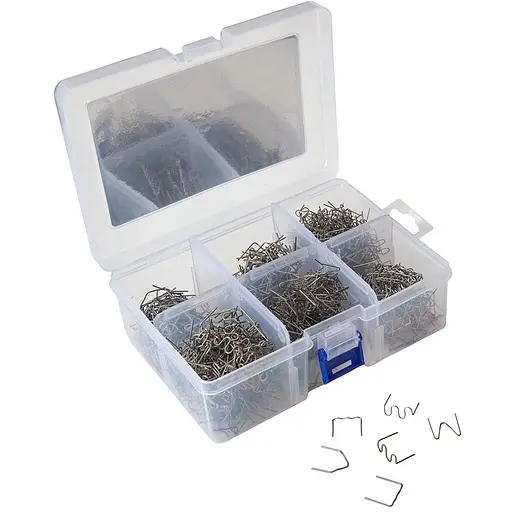 Набор скоб Alloid Building Tools для ремонта пластика 1200 шт. (PWG-1201) - фото 2