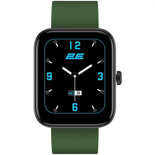 Smart Watch 2E Alpha SQ 46mm black/green UA - фото 1