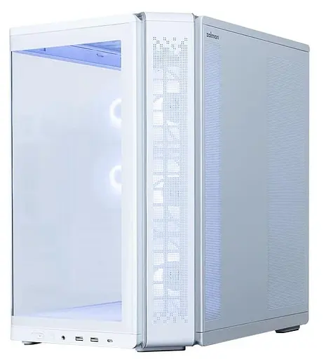 Корпус Zalman P60 Tempered Glass без БЖ White (P60WHITE) - фото 5