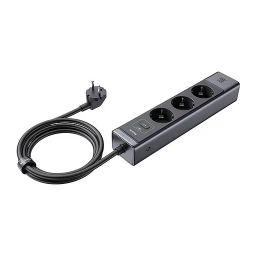 Сетевой фильтр McDodo 6-in-1 30W GaN Surge Protection Power Strip (EU) Черный - фото 2