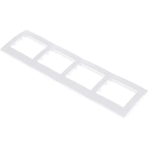 Рамка Brille для розетки VB-4F wh - фото 2