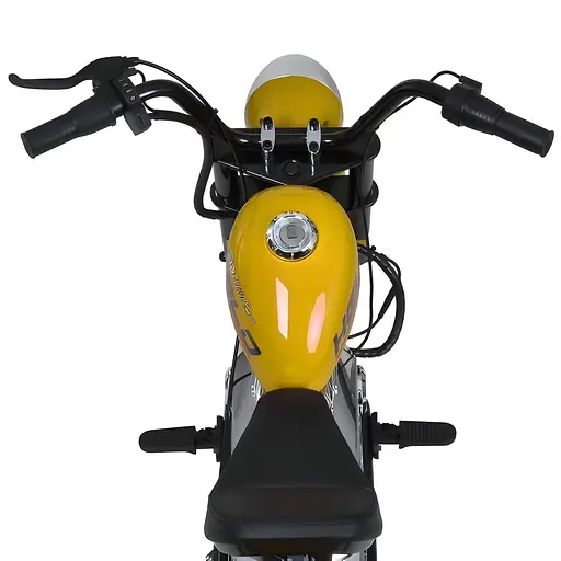 Електромобіль дитячий Мотоцикл M 6016AL-6 36V USB Bluetooth TF шкіра жовтий - фото 6
