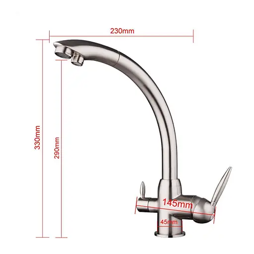 Змішувач для кухні Frap F4399-5 - фото 2