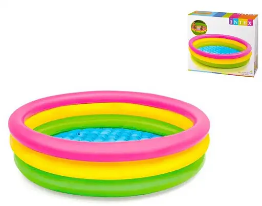 Басейн Intex Веселка, 114x26 см, 136 л, 57412