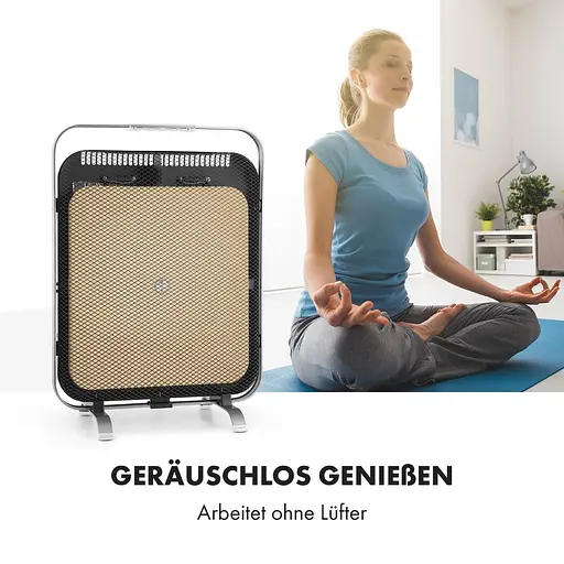 Электрический обогреватель Klarstein HeatPal Marble (10032992) Черный - фото 5