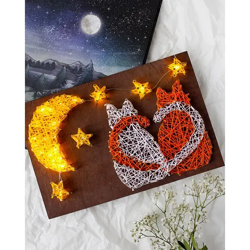 Набір стрінг-арт Котики ABC-017 дерев'яна основа - фото 7