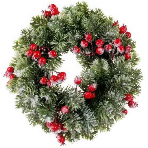 Різдвяний вінок Lefard 26 см (801-567)