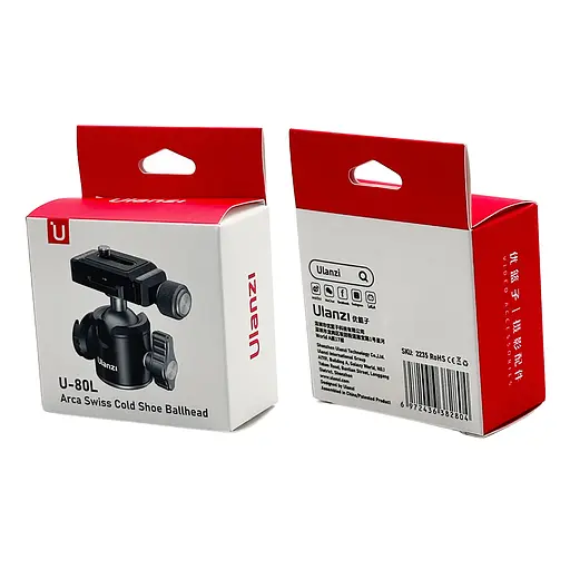 Адаптер кронштейн Ulanzi Vijim U-80L Mini Ball Head with Arca Swiss (UV-2235 U-80L) - фото 2