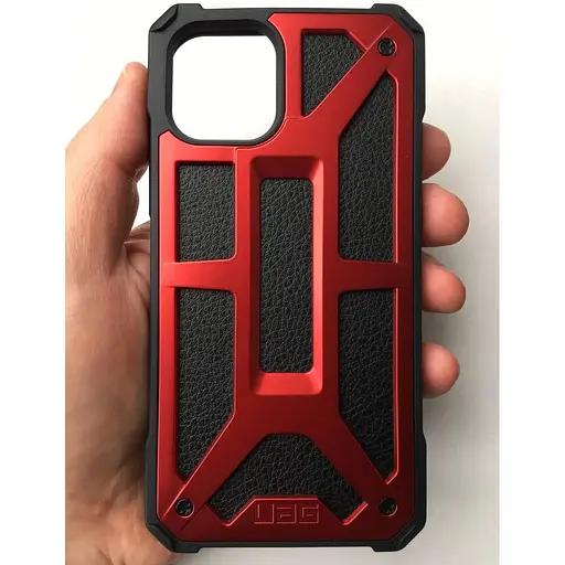 Оригинальный противоударный чехол UAG Monarch для iPhone 11 Pro (5.8") Crimson 111701119494 - фото 3