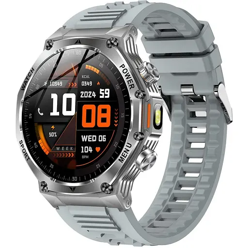 Смарт-часы Uwatch Smart Surf X Pro Grey 2 ремешки серебристые (3384)