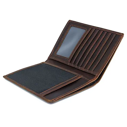 Кожаный кошелек John McDee 11.5х15х1 см acs0029310 - фото 6