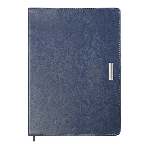 Ежедневник датированный Buromax Salerno 2026 A4 синий (BM.2741-02)