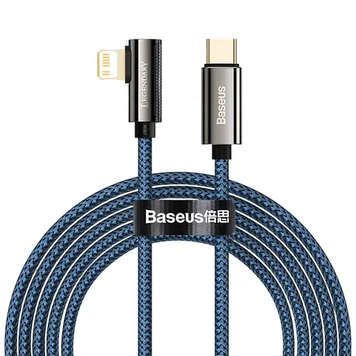 Кабель Baseus Type-C to Lightning Legend Series Elbow Fast Charging Cable 2 м (CACS000303) синий