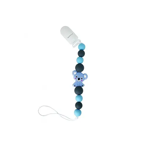 Цепочка для пустышки "Коала" MGZ-0521(Blue) силиконовая