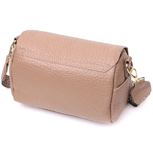 Шкіряна сумка Vintage з оригінальною плечовою лямкою 20.5х13х9.5 см sum0029004 - фото 2