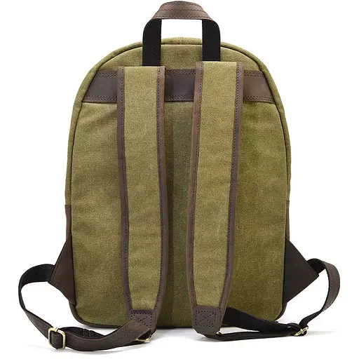 Кожаный мужской рюкзак TARWA 40х31х13 см sum0026173 - фото 6