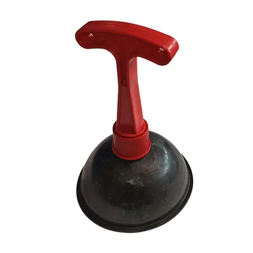 Вантуз с пластиковой ручкой Красный 84424 - фото 1