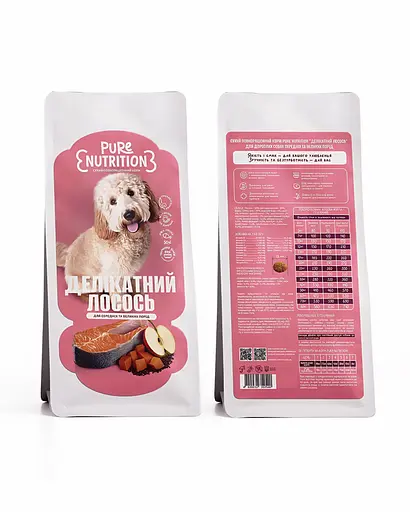Cухий корм Pure Nutrition для собак середніх та великих порід з лососем 5кг - фото 2