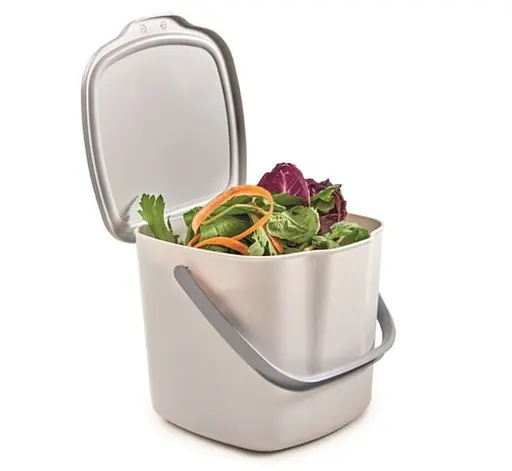 Контейнер для мусора с крышкой и ручкой Snips Kitchen Compost Bin, 3 л, белый - фото 4