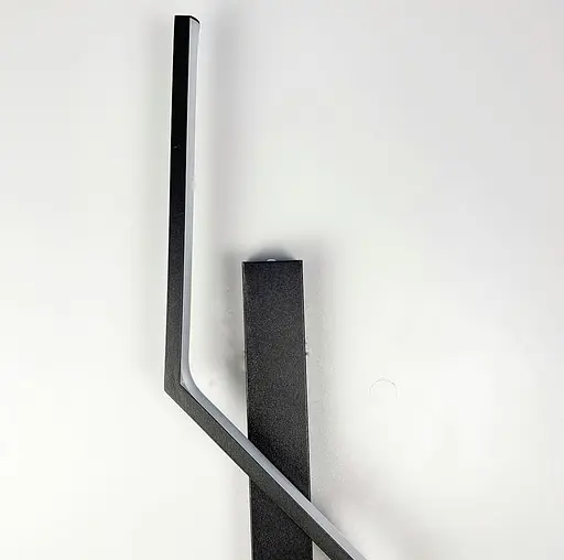 Лівий настінний світильник у чорному корпусі 60 см Арт. YG319/600L (ЛІВА) Line F - фото 3