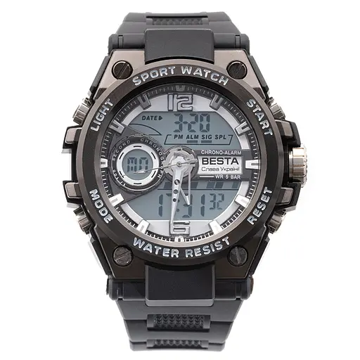 Наручний годинник чоловічий Besta Sport Чорний (2995) - фото 9
