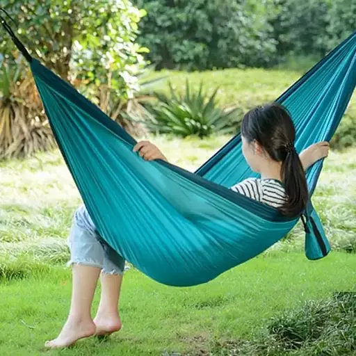 Гамак одномісний Naturehike NH21DC011 (до 180 кг) Блакитний - фото 3