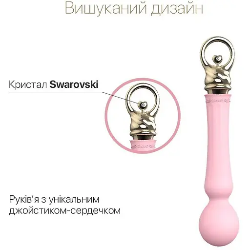 Вибромассажер с подогревом Zalo Sweet Magic Confidence Wand Fairy Pink - фото 4