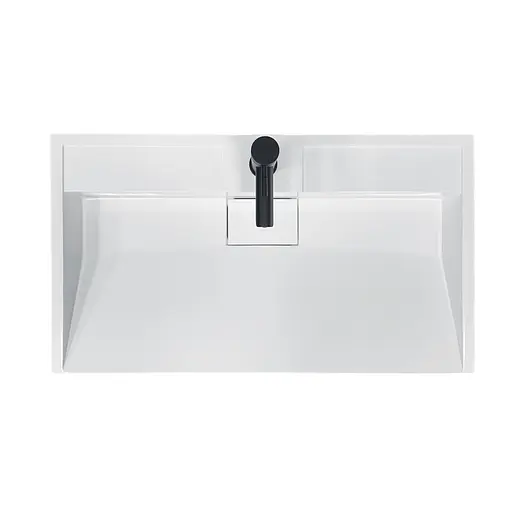 Раковина Adamant умывальник VISION искусственный камень прямоугольная - фото 4