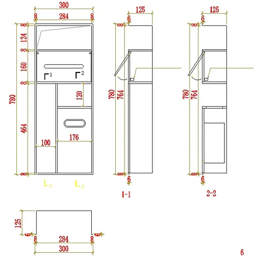 Полка в туалет Nett TBP-70, металлическая встроенная Черный - фото 4