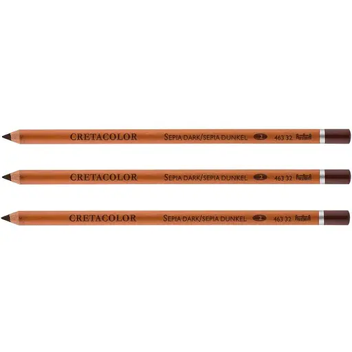 Набір олівців для рисунку Cretacolor Сепія темна 3 шт. 