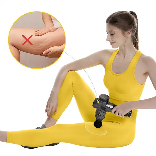 Ручной перкуссионный массажер 4FIZJO Massage Gun Ultra Cool Edition 100 Вт (массажный пистолет) MG05 (P-5905973401470) - фото 6