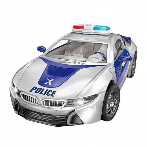 Радиоуправляемая машина KS 27 Y-01, масштаб 1:22, аккумулятор 3.7V, пульт 49 MHz, подсветка, резиновые шины, Белая