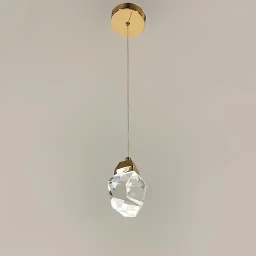 Подвесной светильник с хрустальным рассеивателем 15х8 см | Line F | Арт. A085/1 FGD - фото 3