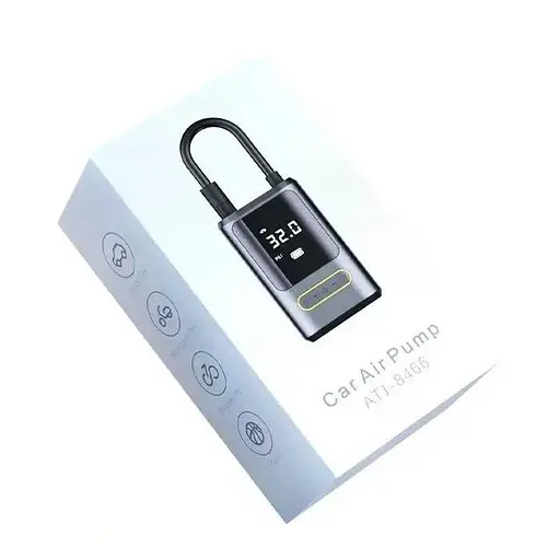 Портативний автомобільний компресор Car Air Pump ATJ-8466 - фото 3