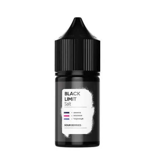 Набор компонентов для самозамеса солевой заправки Black Limit 30 мл Sour Berries, кислые ягоды 0-65 мг (18275) - фото 2