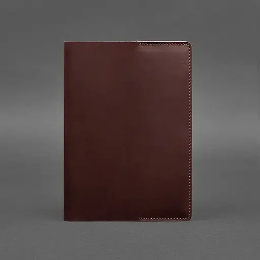 Шкіряна обкладинка для блокнота 6.0 (софт-бук) Бордова Crazy Horse - фото 6