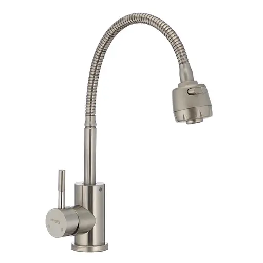 Смеситель для кухни с гибким изливом Mixxus SUS 011 SS0006 Нержавеющая сталь - фото 1