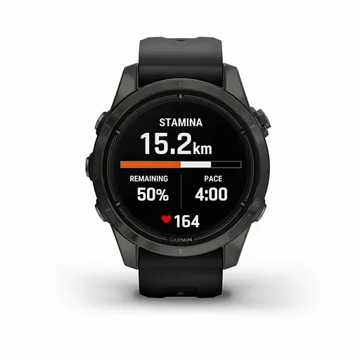 Смарт-годинник Garmin Epix Pro Gen 2 Sapphire 42mm Carbon G. DLC Ti. with Black Band (010-02802-14/15) - фото 9