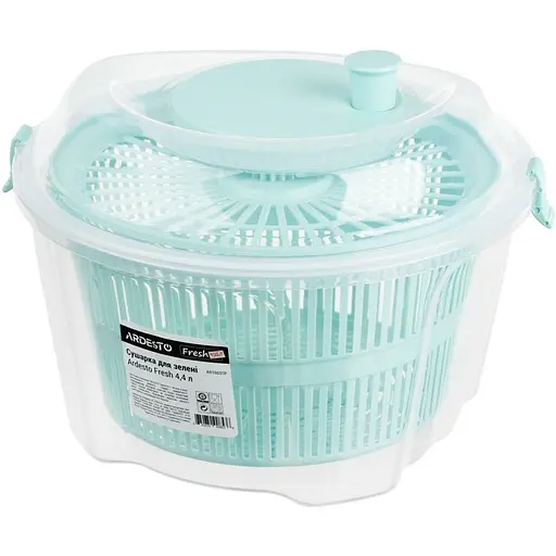 Сушка для салату та зелені Ardesto Fresh 4.4 л блакитна AR1603LP