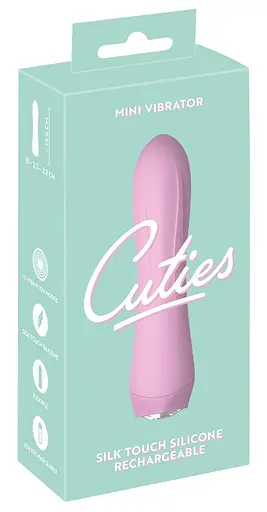 Вібратор Cuties Mini 13.6 см рожевий - фото 9