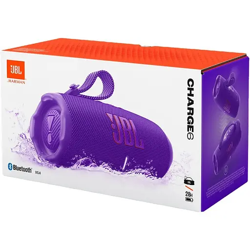 Портативная акустика JBL Charge 6 Purple (JBLCHARGE6PUR) [133199] - фото 10
