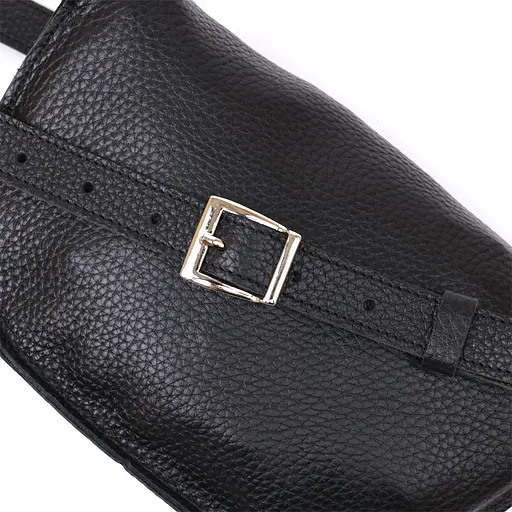 Шкіряна жіноча сумка бананка Shvigel 22х13.5х6 см sum0020201 - фото 3