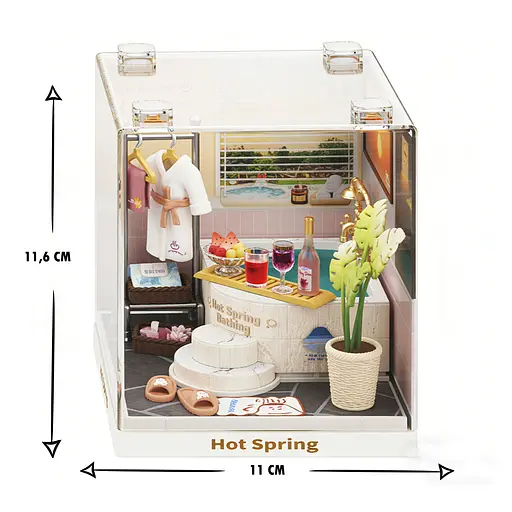 Конструктор-румбокс Mini House серії Інтер'єр Міні - Термальна купальня (8041) - фото 2