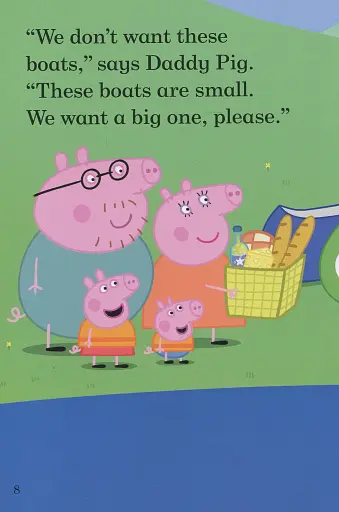 Peppa Pig: On a Boat. Ladybird Readers. Level 1 - фото 7