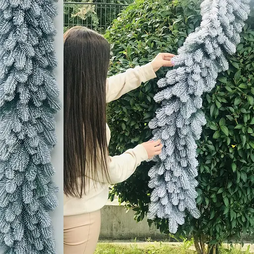 Гірлянда хвойна Hvoya Lux лита засніжена 2 м - фото 2