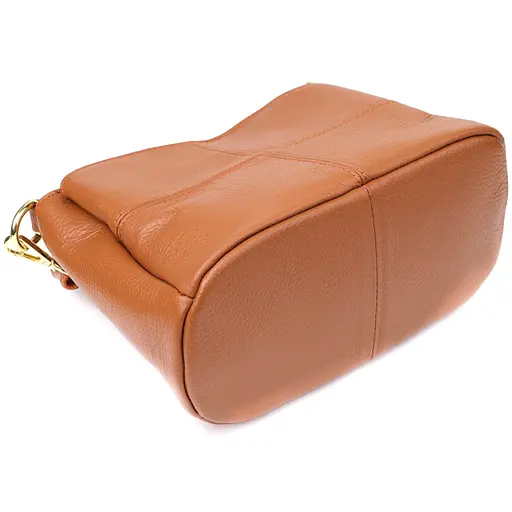 Женская сумка Vintage на три отделения из натуральной кожи 22.5х16.5х11.5 см sum0027623 - фото 6