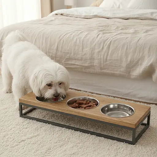 Hollky Base Bar — три миски на підставці (3 × 0,45 л) - фото 9