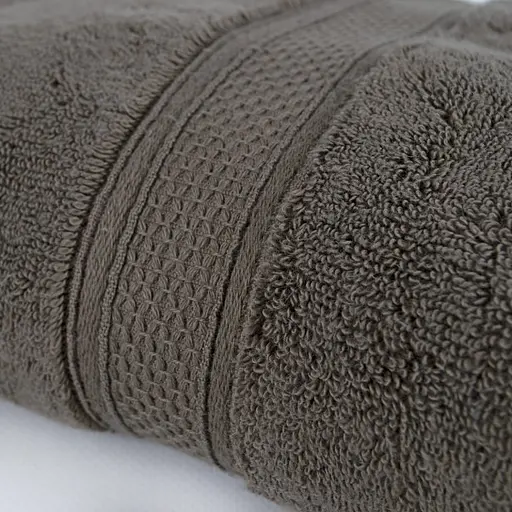 Полотенце махровое Lotus Home - Grand soft twist brown коричневое 50*90 (svt-2000022349307) - фото 5